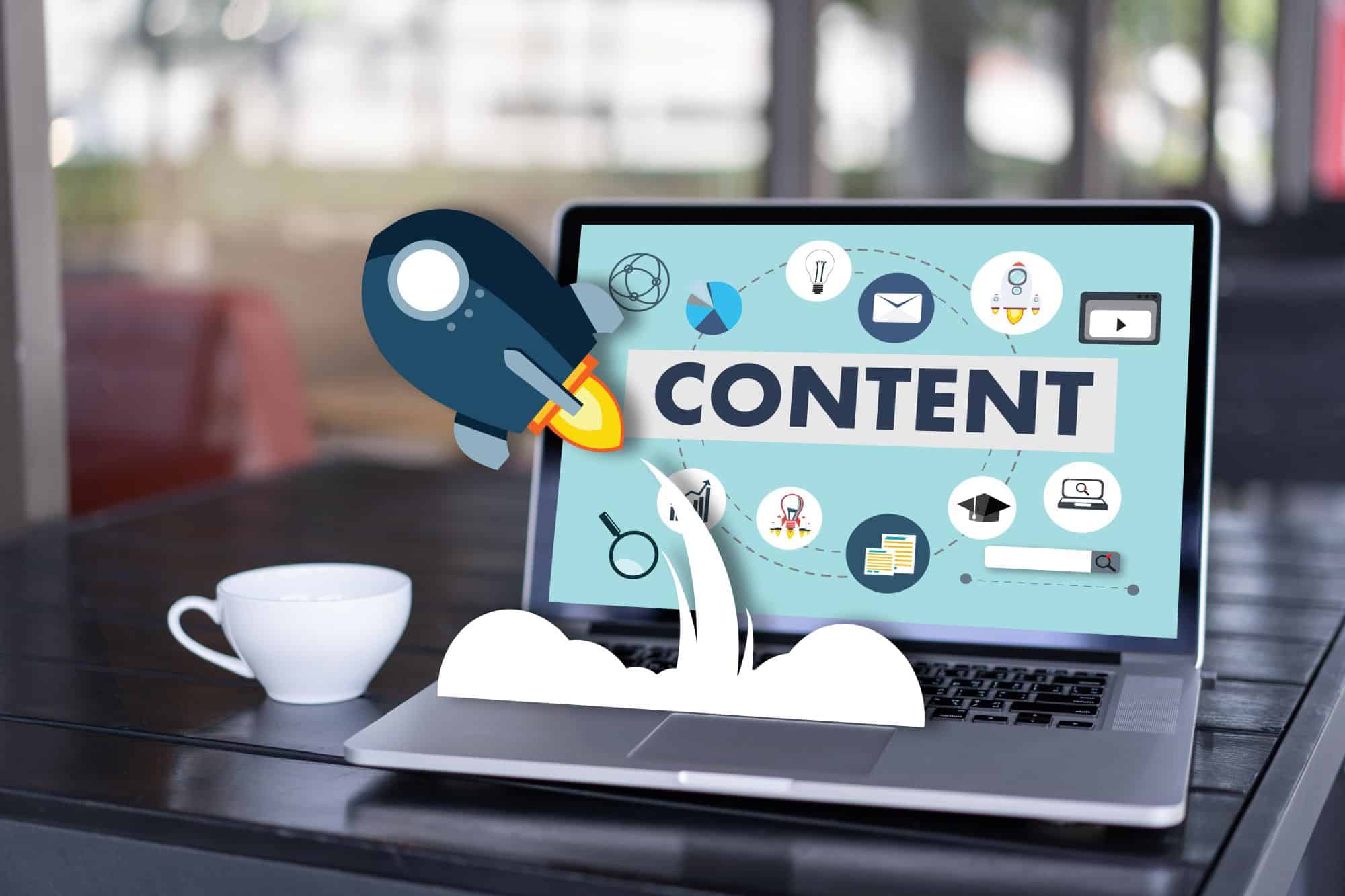 content written on a computer screen